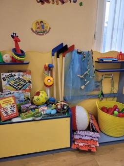 Уголок физкультуры